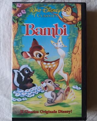 VHS Walt Disney - Bambi - Nuova con sigillo SIAE 