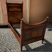 letto singolo in stile Luigi XVI '800