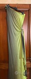 vestito lungo con stola