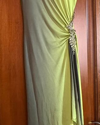 vestito lungo con stola