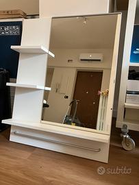 Specchio bagno IKEA LILLÅNGEN con mensole