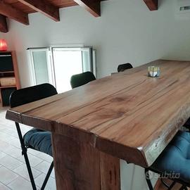 TAVOLI, MENSOLE, TOP DA BAGNO SU MISURAIN LEGNO