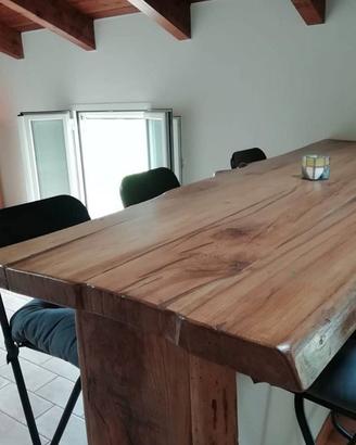 TAVOLI, MENSOLE, TOP DA BAGNO SU MISURAIN LEGNO