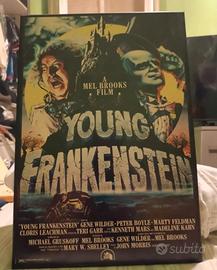 Quadro in legno di Frankenstein Junior Mel Brooks