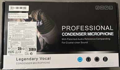 Microfono a condensatore professionale per studio 