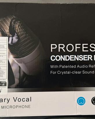 Microfono a condensatore professionale per studio 