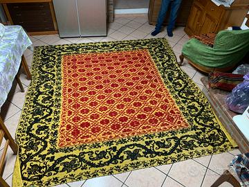 copriletto-tappeto Sardo inizi 900, 4 strisce