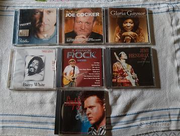 Lotto 7 CD Musicali Originali Rock Blues Soul Pop
