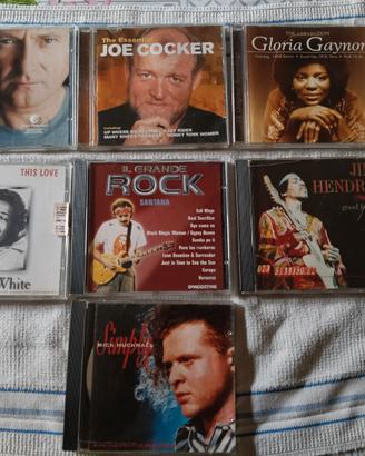 Lotto 7 CD Musicali Originali Rock Blues Soul Pop