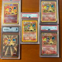 Carte pokemon CHARIZARD SET BASE gradate