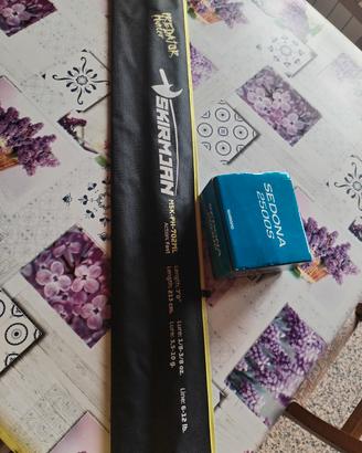 canna da spinning molix+mulinello shimano 