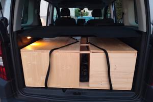 Camperizzazione parziale Peugeot rifter e simili 