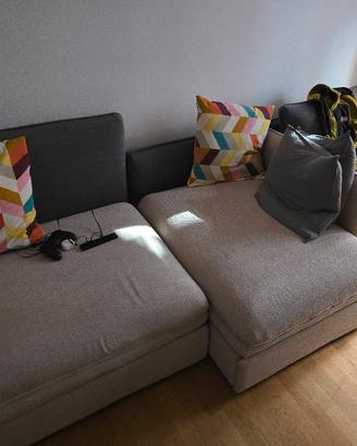 Divano letto Ikea Vallentuna Beige-Grigio - 5 post