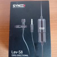 Microfono lavalier S8 omni-directional Synco