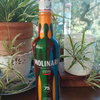 Bottiglia Sambuca Molinari limited edition vuota