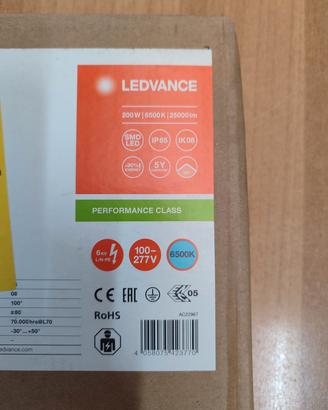 proiettore faro led 200w 6500k 220v ledvance 