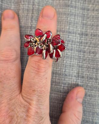 Anello Swarch "I love you" cuori rossi, originale