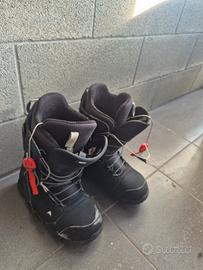 snowboard e scarponi