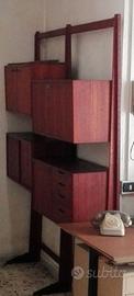 Mobile vintage anni 60 in teak + tavolo+sedie 