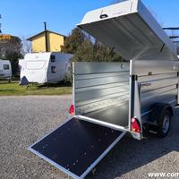 Carrello portacose veicoli pt6f con rampa