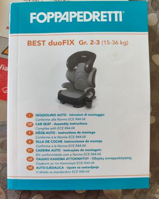 Seggolino auto Foppapedretti Best duo fix