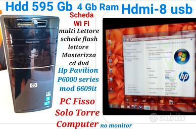 Computer PC HP P6000 3,20Ghz 64Bit ram 4Gb Hd 595