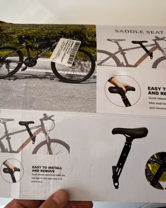 Seggiolino bici anteriore bimbo