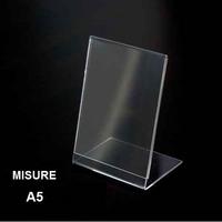 Espositore a L in Plexiglass Trasparente Formato A