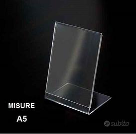 Espositore a L in Plexiglass Trasparente Formato A