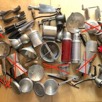 Casalinghi da collezione in metallo
