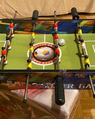 calcio balilla da tavolo