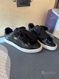 Puma n38 Basket Patent Iced Glitter Jr - Black