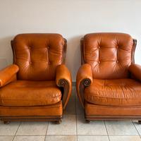 Poltrone in pelle vintage