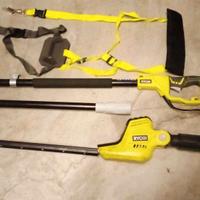 RYOBI - Tagliasiepi ad asta elettrico con spazzole