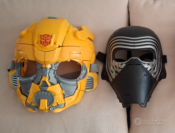 Maschere Bumblebee e Kylo ren