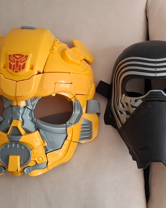 Maschere Bumblebee e Kylo ren