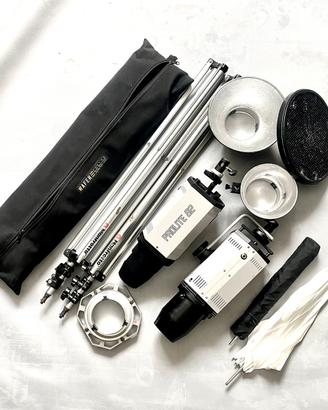 Bowens flash- set sudio completo