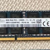 Banchi RAM Hynix 8GB 2Rx8 PC3 12800S