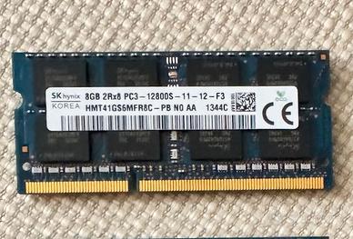 Banchi RAM Hynix 8GB 2Rx8 PC3 12800S