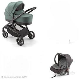 Trio,seggiolone e culla