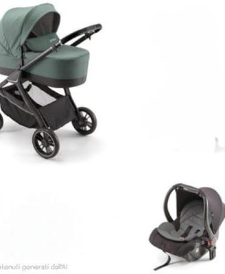 Trio,seggiolone e culla