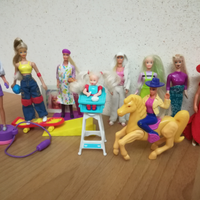 9 Barbie Mattel Happy Meal Mc Donald's