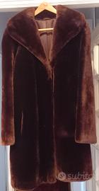 giaccone  3/4 montone rovesciato