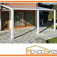 Pensilina 5x5 gazebo copertura pergola tettoia PVC