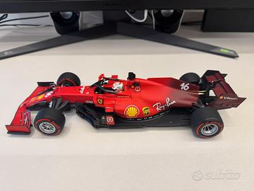 Ferrari SF21 2021 Leclerc BBR 1:18 gomme slick