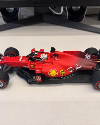 Ferrari SF21 2021 Leclerc BBR 1:18 gomme slick