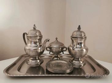 Servizio da té/caffè in peltro (Marocco) 
