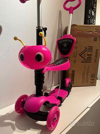 Monopattino per bambina con sedile rimovibile