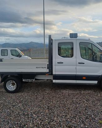 FORD TRANSIT DOPPIA CABINA EURO 6 CON GANCIO TRAIN