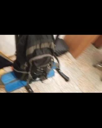 Lotto 2 zaini sportivi tattici outdoor sport trekk